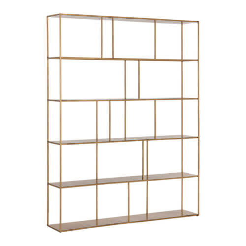 SUNPAN Eiffel Bookcase Extra Large - Antique Brass 105940 ottawa
