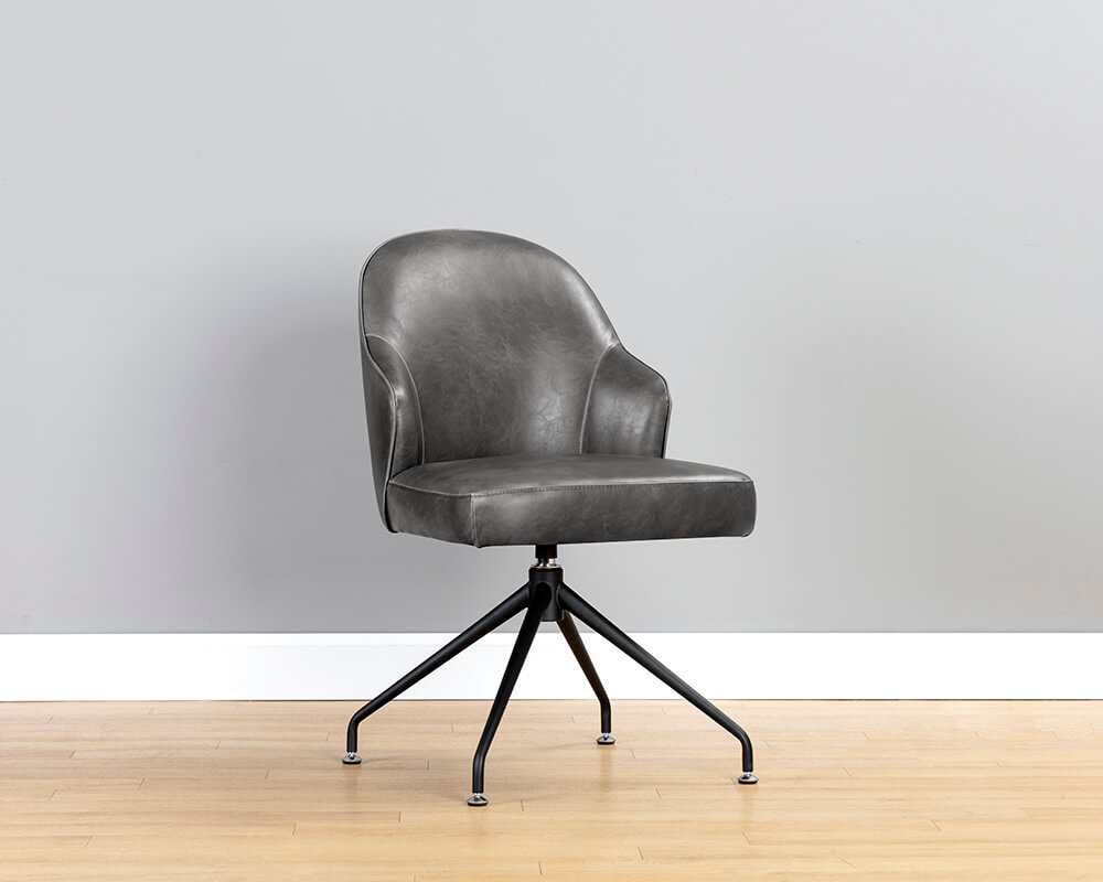 SUNPAN Bretta Swivel Dining Chair - Overcast Grey 106102 mississauga