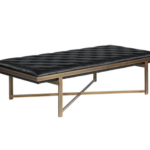 SUNPAN Kayla Bench - Vintage Black 106143 vaughan