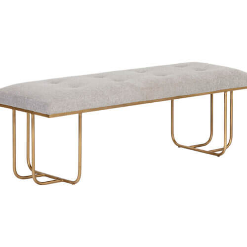 SUNPAN Maverick Bench - Belfast Heather Grey 106407 ottawa