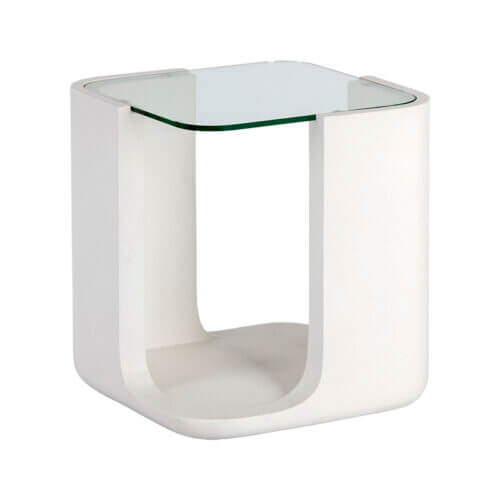 SUNPAN Odis End Table - White 106449 kleinburg