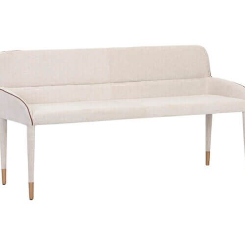 SUNPAN Cortland Banquette - Belfast Oatmeal 106478 parkdale