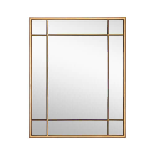 SUNPAN Pasadena Wall Mirror Brass 106553 monton