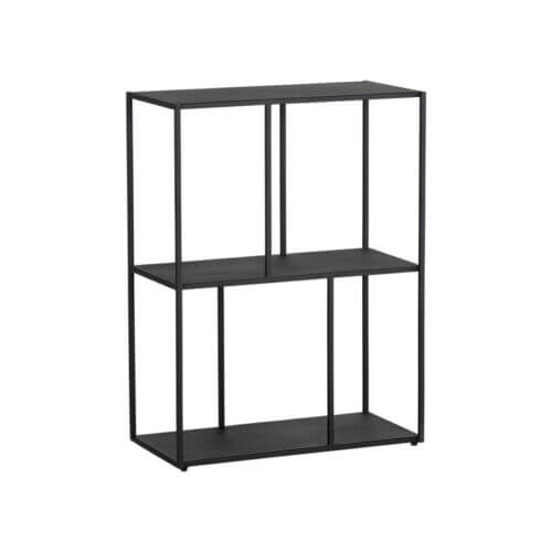 SUNPAN Eiffel Low Bookcase Small - Black 106599 calgary