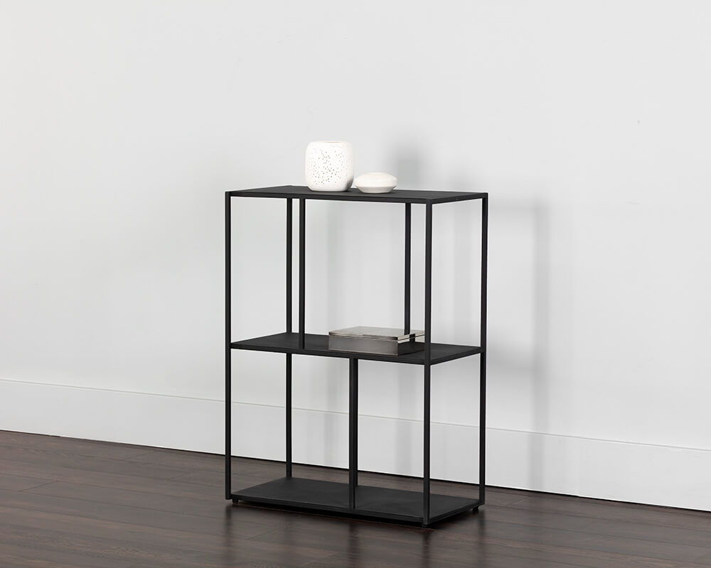 SUNPAN Eiffel Low Bookcase Small - Black 106599 calgary