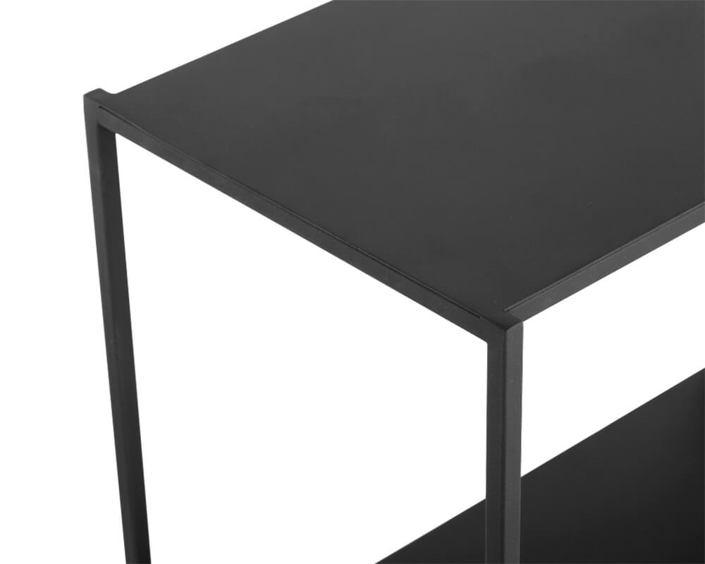 SUNPAN Eiffel Low Bookcase Medium - Black 106601 woodbridge