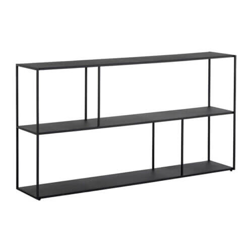 SUNPAN Eiffel Low Bookcase Large - Black 106603 edmonton