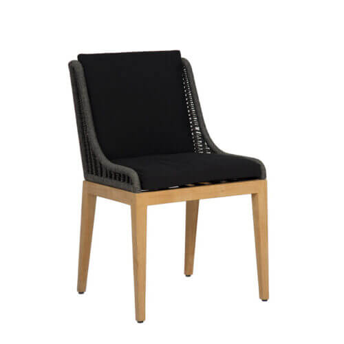 SUNPAN Sorrento Dining Chair - Regency Black 110963 newmarket