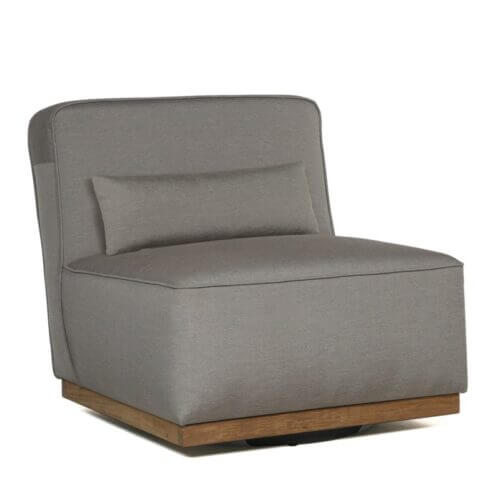 SUNPAN Carbonia Swivel Lounge Chair - Pallazo Taupe 106657 vaughan