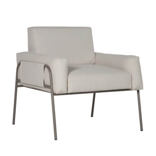 SUNPAN Granada Lounge Chair Grey - Pallazo Cream 106663 burlington