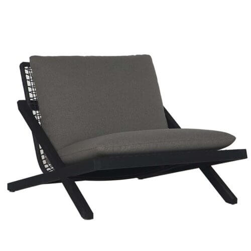 SUNPAN Bari Lounge Chair Charcoal - Gracebay Grey 109460 quebec city