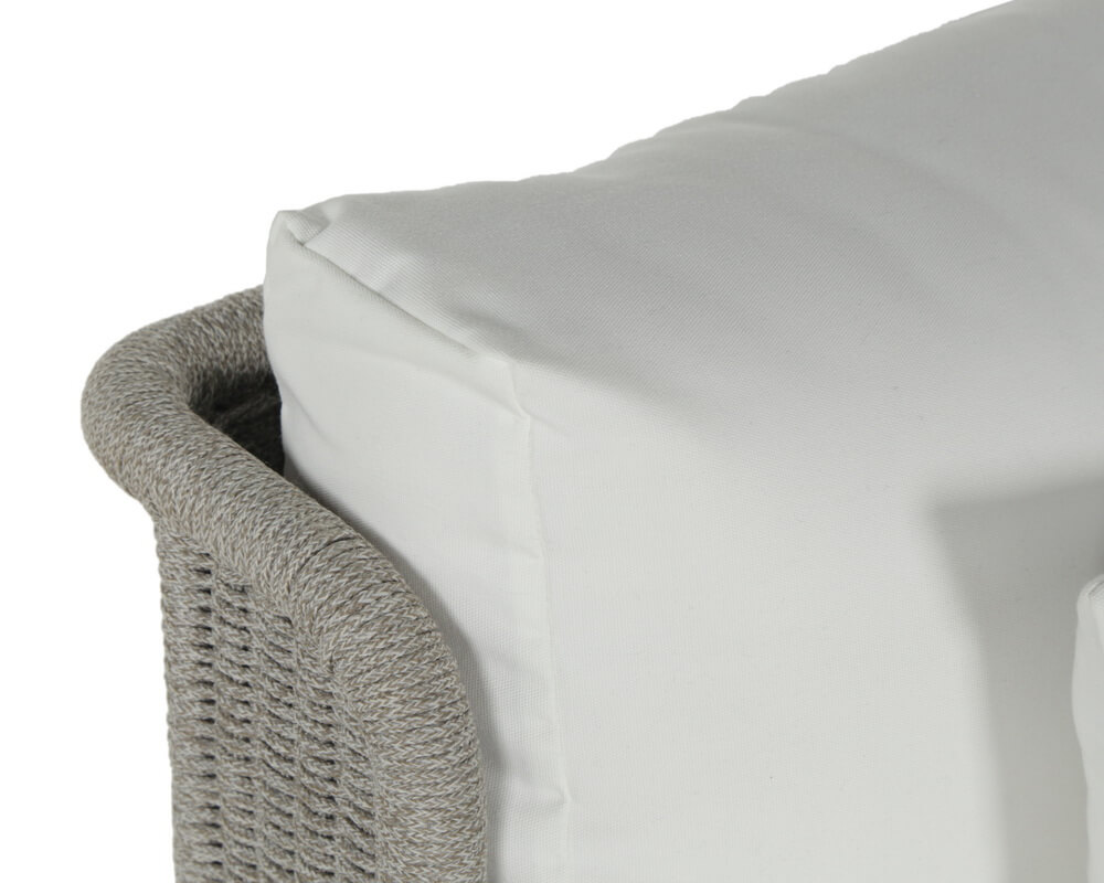 SUNPAN Ibiza Armless Chair Natural - Regency White 109499 collingwood