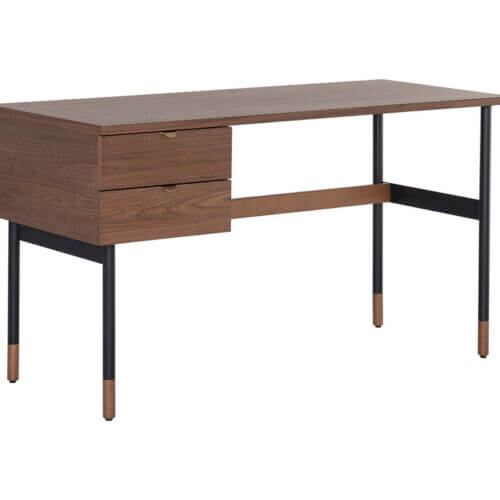 SUNPAN Clark Desk - Walnut 106847 toronto