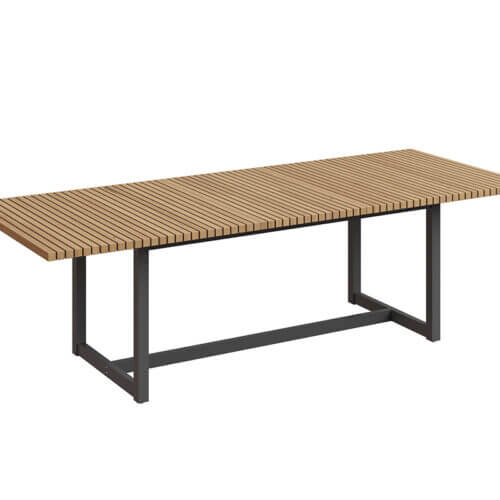 SUNPAN Geneve Extension Dining Table - Natural - 80" To 104" 109494 aurora