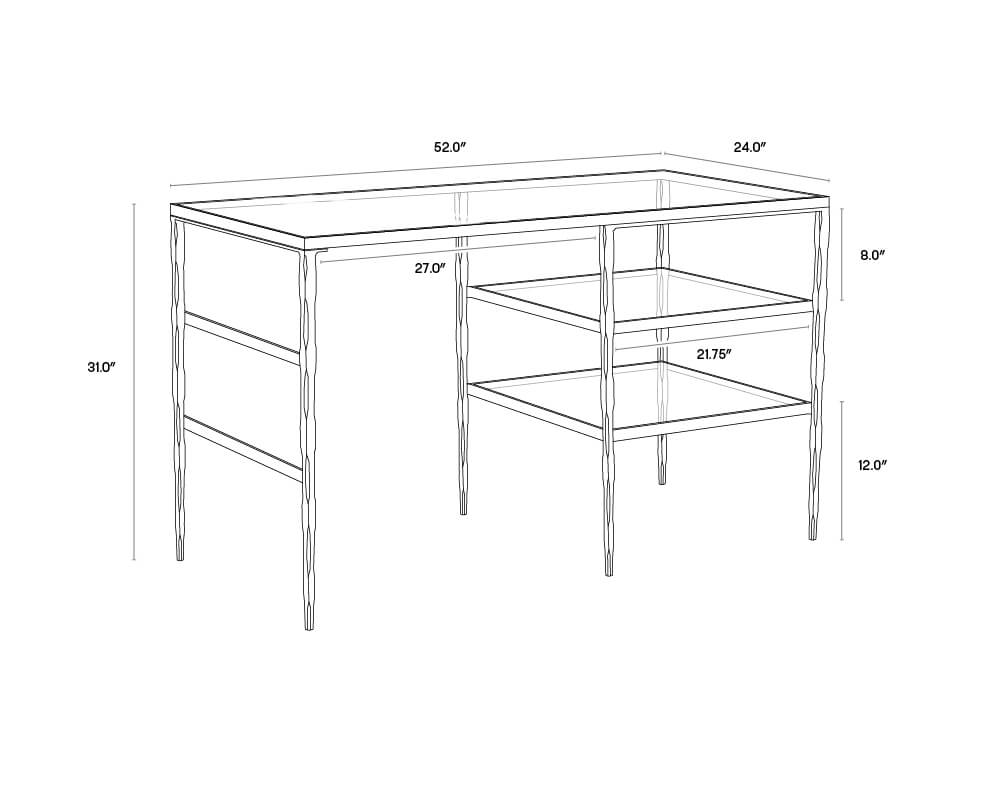 SUNPAN Bruna Desk 107040 barrie
