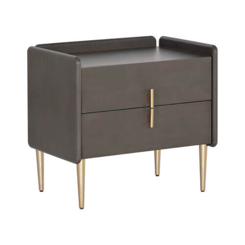 SUNPAN Moretti Nightstand - Tundra Grey 107125 aurora