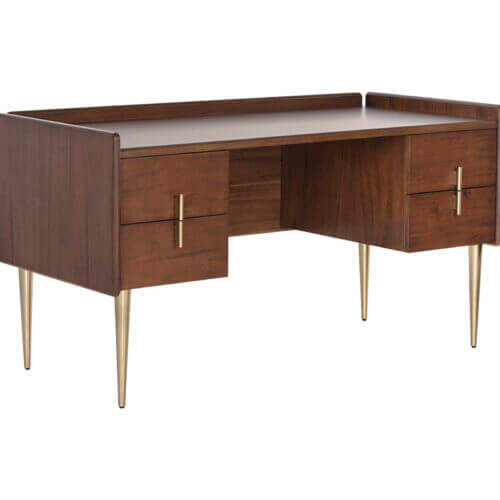 SUNPAN Moretti Desk Large - Walnut 107127 toronto