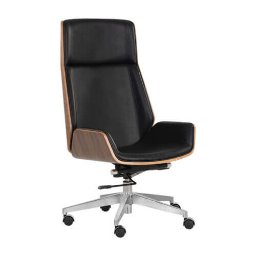 SUNPAN Rhett Office Chair - Dillon Black 111903 caledon