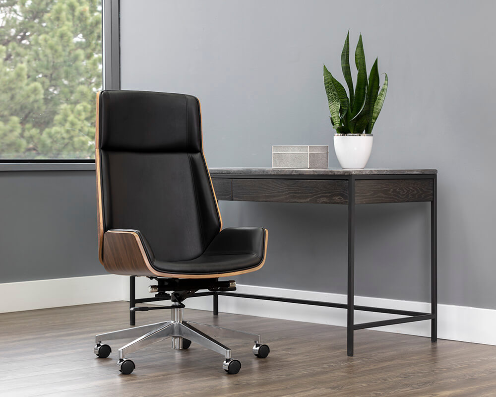 SUNPAN Rhett Office Chair - Dillon Black 111903 caledon
