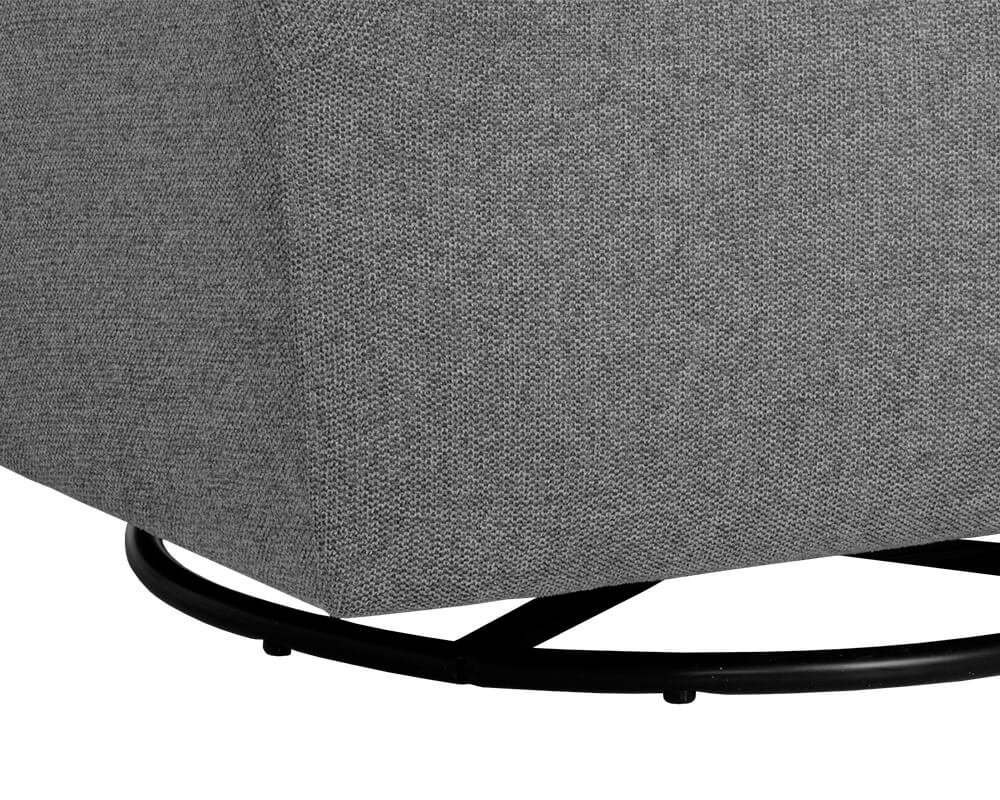 SUNPAN Silvana Glider Lounge Chair - Belfast Koala Grey 107421 nobleton