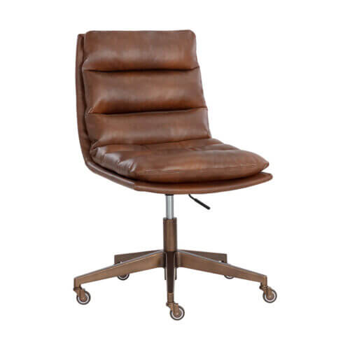SUNPAN Stinson Office Chair - Bravo Cognac 107507 orilla
