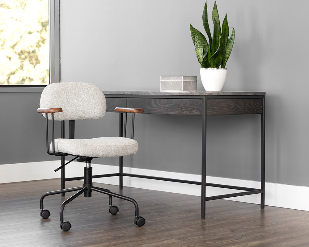 SUNPAN Ellen Office Chair - Copenhagen White 107511 ajax