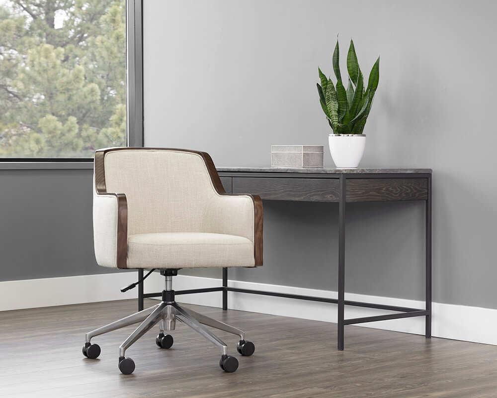 SUNPAN Foley Office Chair - Effie Linen 107525 north york