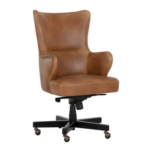 SUNPAN Hubert Office Chair - Tobacco Tan 107526 vaughan