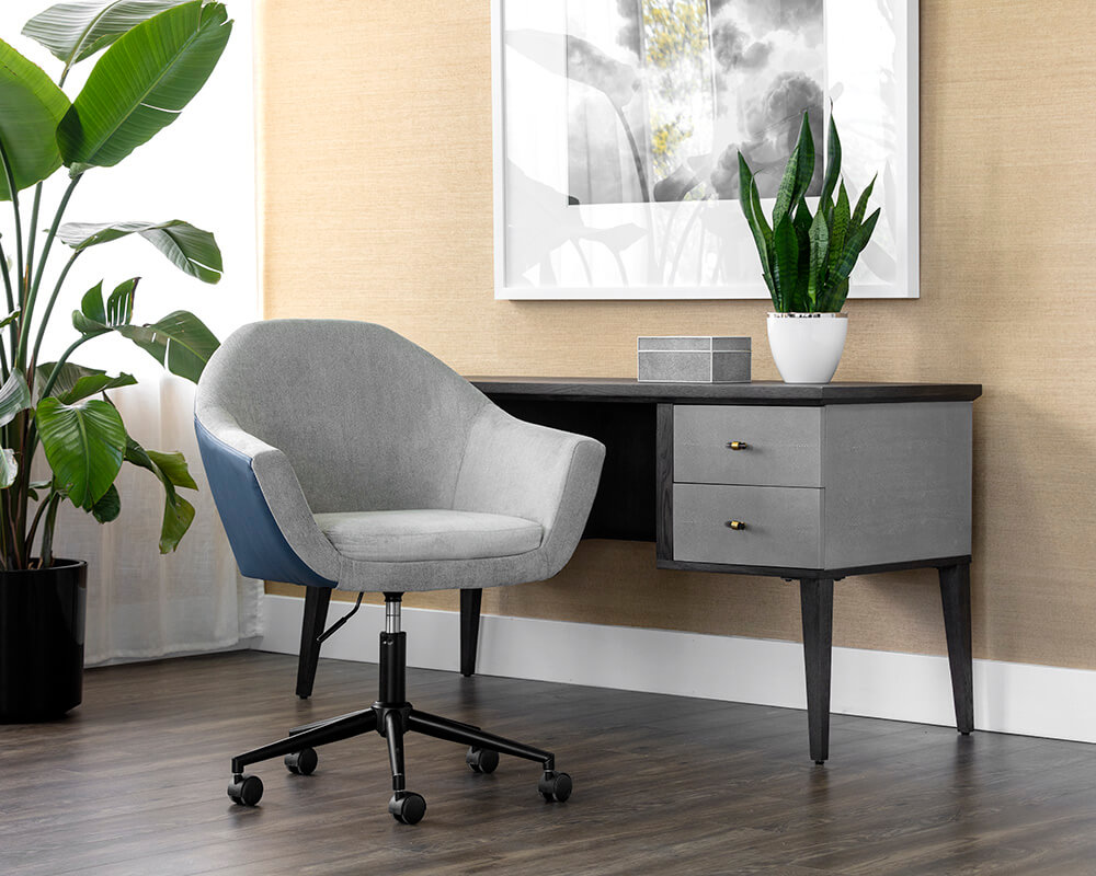SUNPAN Mika Office Chair Polo Club Stone / Dillon Thunder 107673 monton