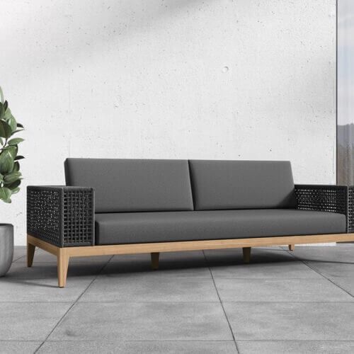 SUNPAN Salerno Sofa - Gracebay Grey 109515 montreal