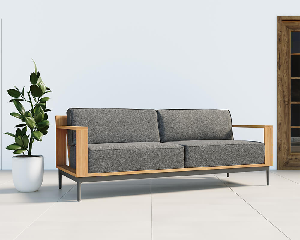 SUNPAN Cagliari Sofa - Gracebay Grey 109468 toronto