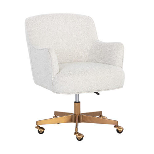 SUNPAN Karina Office Chair - Copenhagen White 107854 burlington