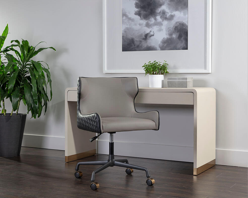 SUNPAN Gianni Office Chair Dillon Stratus / Dillon Black 107887 huntsville