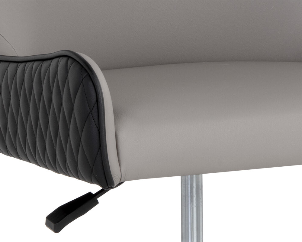 SUNPAN Gianni Office Chair Dillon Stratus / Dillon Black 107887 huntsville