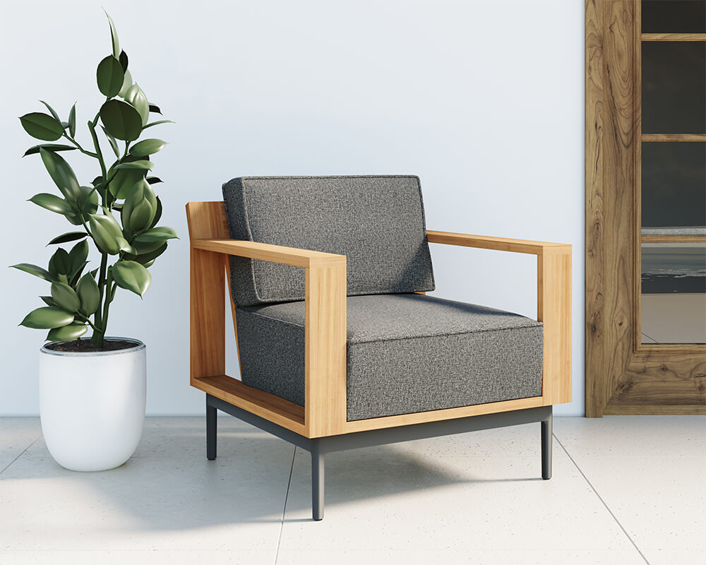 SUNPAN Cagliari Armchair - Gracebay Grey 109466 collingwood