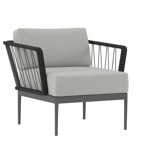 SUNPAN Catania Armchair Dark Grey - Copacabana Grey 109483 caledon