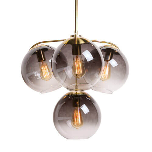 SUNPAN Kamara Chandelier Brass 107924 caledon