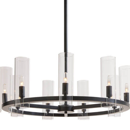SUNPAN Clarabelle Chandelier Small - Black 107927 ottawa