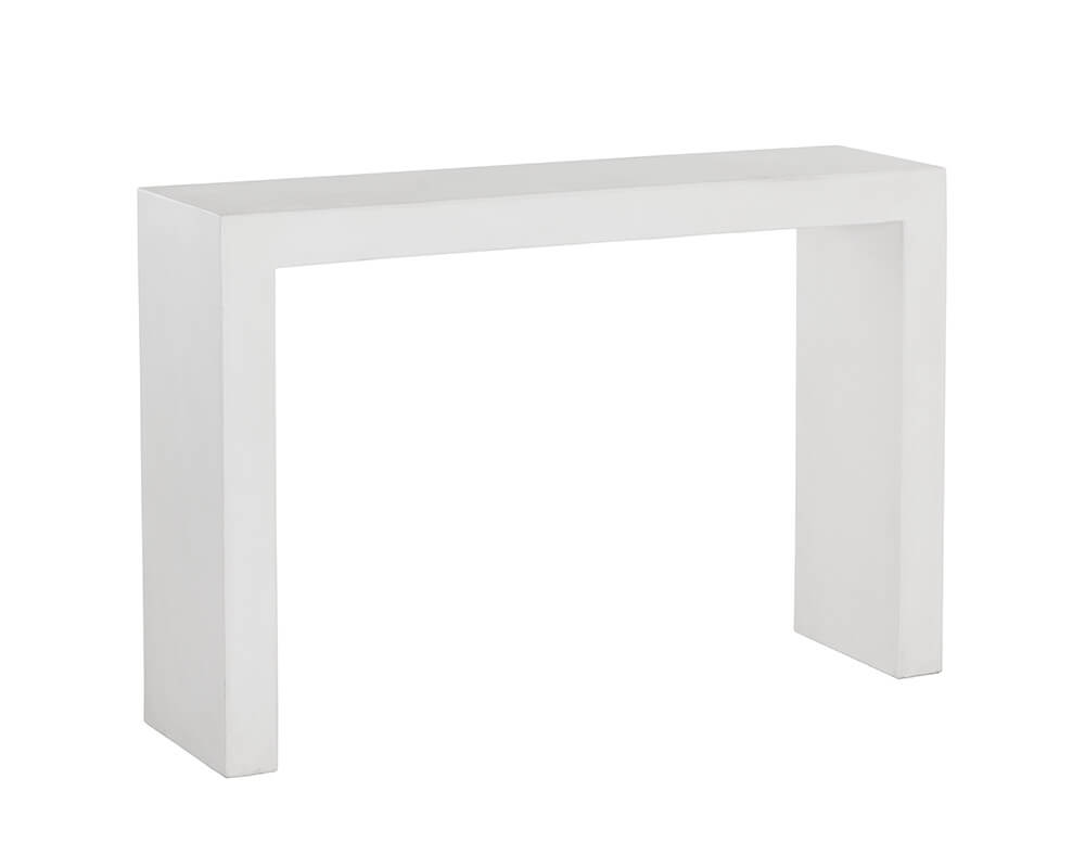 SUNPAN Axle Console Table - White 108023 newmarket