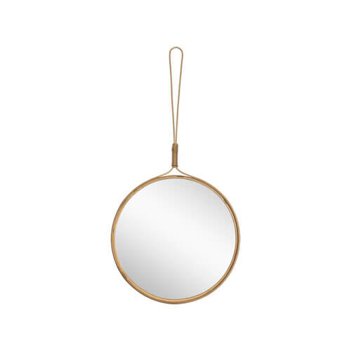 SUNPAN Delia Wall Mirror Small Brass 108139