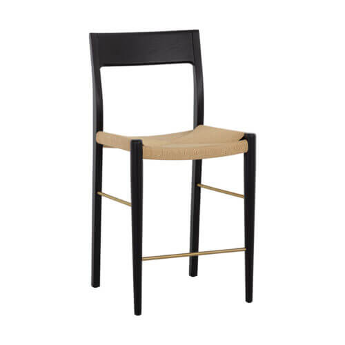 SUNPAN Bondi Counter Stool - Black 108281 oakville