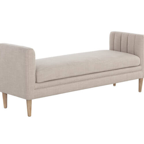 SUNPAN Yosi Bench Natural - Effie Flax 108570 north york