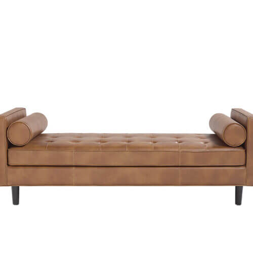 SUNPAN Donnie Bench Black - Tobacco Tan 108572 oakville