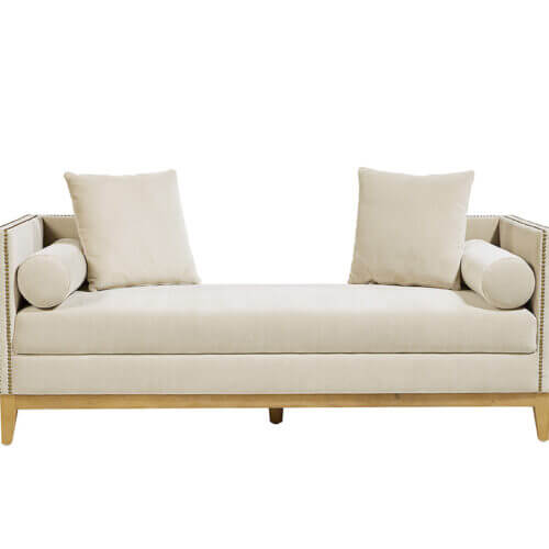 SUNPAN Vittoria Bench - Romo Linen 108573 caledon