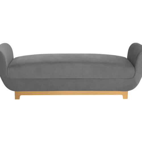 SUNPAN Benicio Bench - Antonio Charcoal 108678 aurora