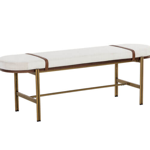 SUNPAN Elaine Bench - Polo Club Muslin 108688 burlington