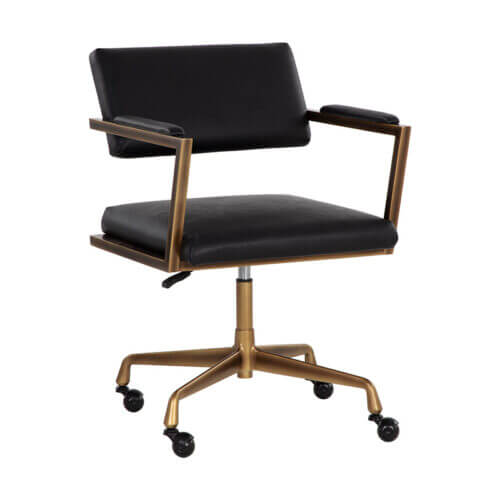 SUNPAN Ventouz Office Chair - Vintage Black 108732 aurora