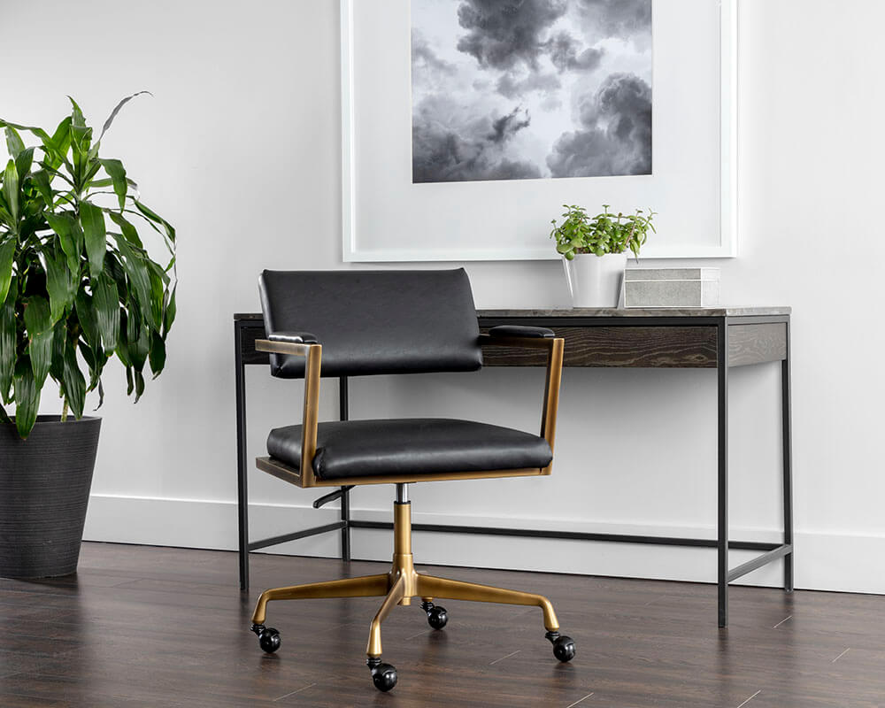 SUNPAN Ventouz Office Chair - Vintage Black 108732 aurora
