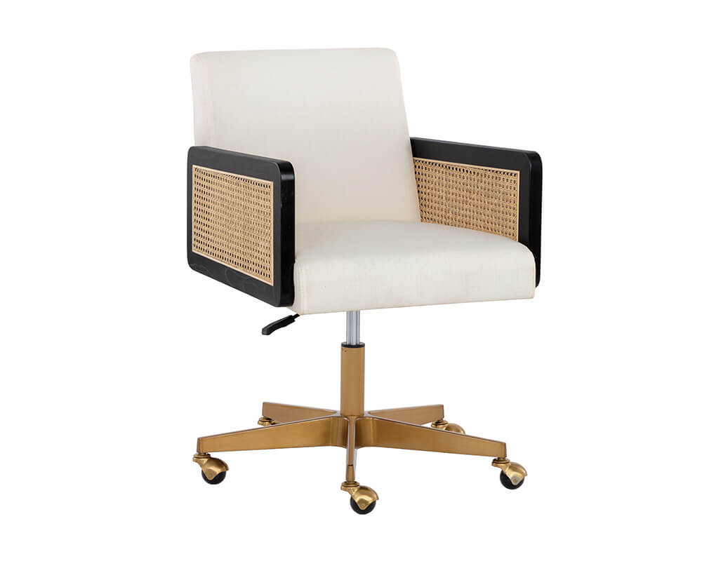SUNPAN Claudette Office Chair - Linoso Ivory 108839 halifax
