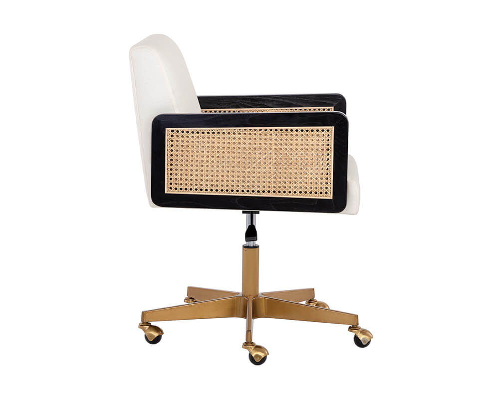 SUNPAN Claudette Office Chair - Linoso Ivory 108839 halifax